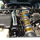 My current engine-bay. My catch can is right in front next to the coolant reservoir.